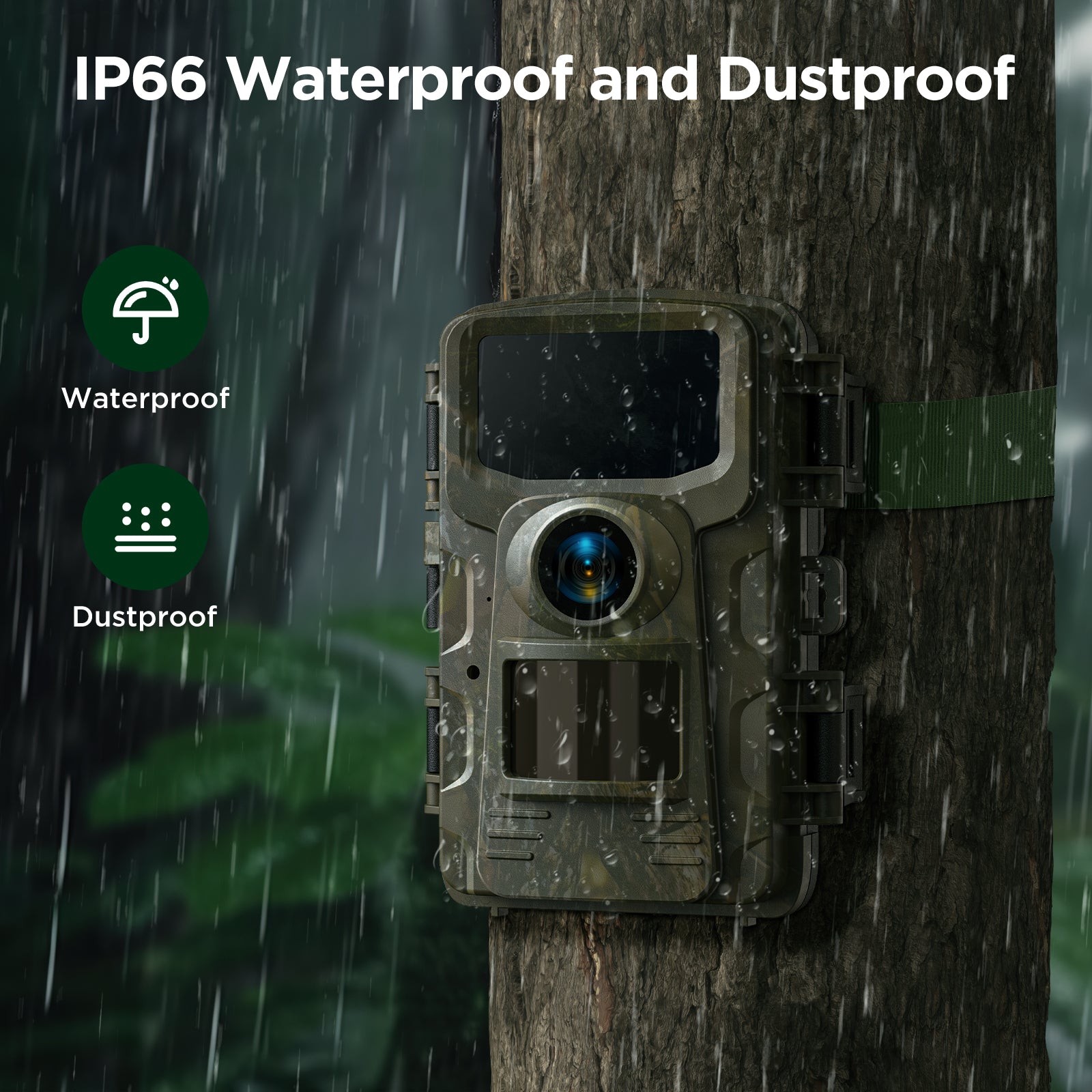 24MP Trail Camera with Night Vision