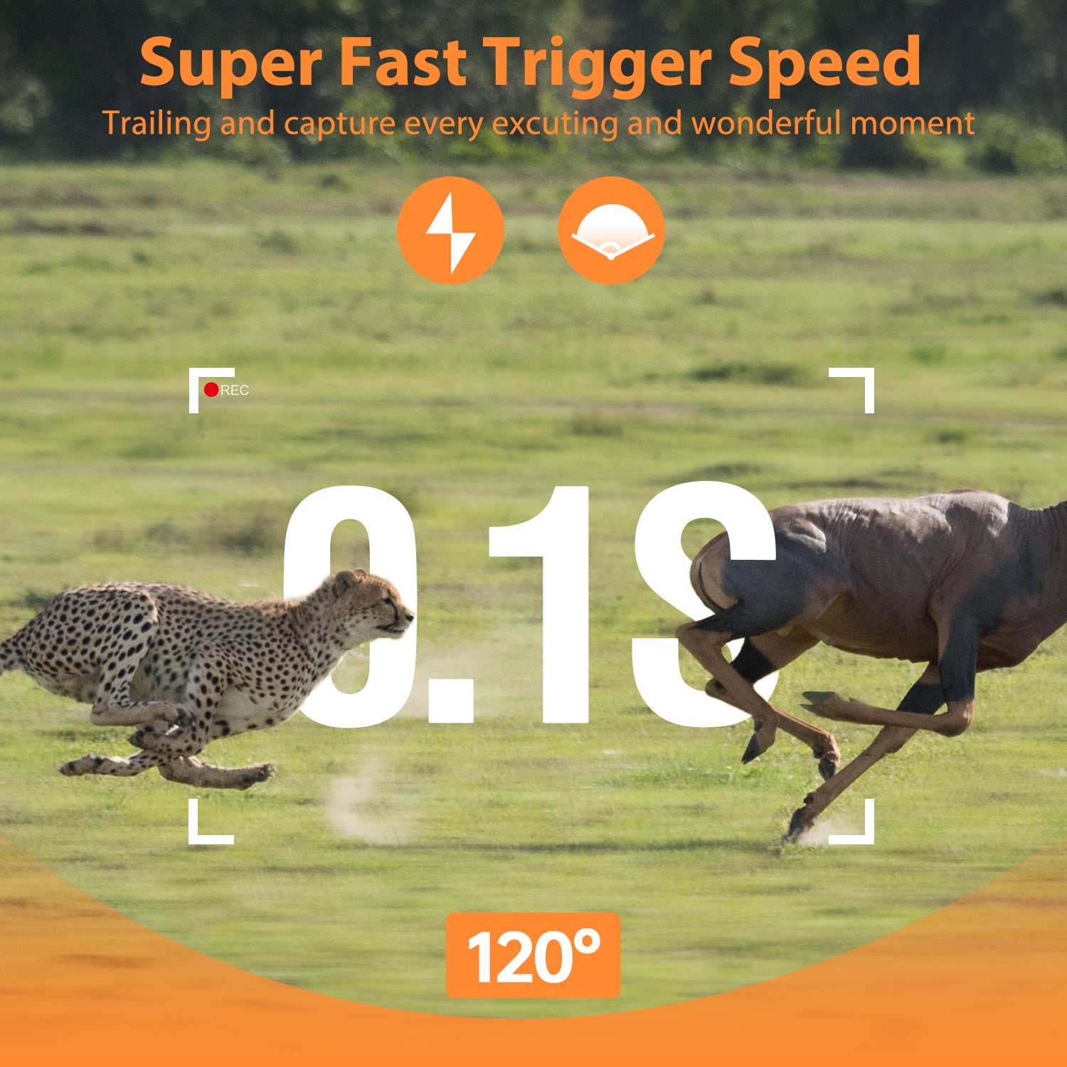  4K 46MP Solar Powered WiFi Bluetooth Trail Camera