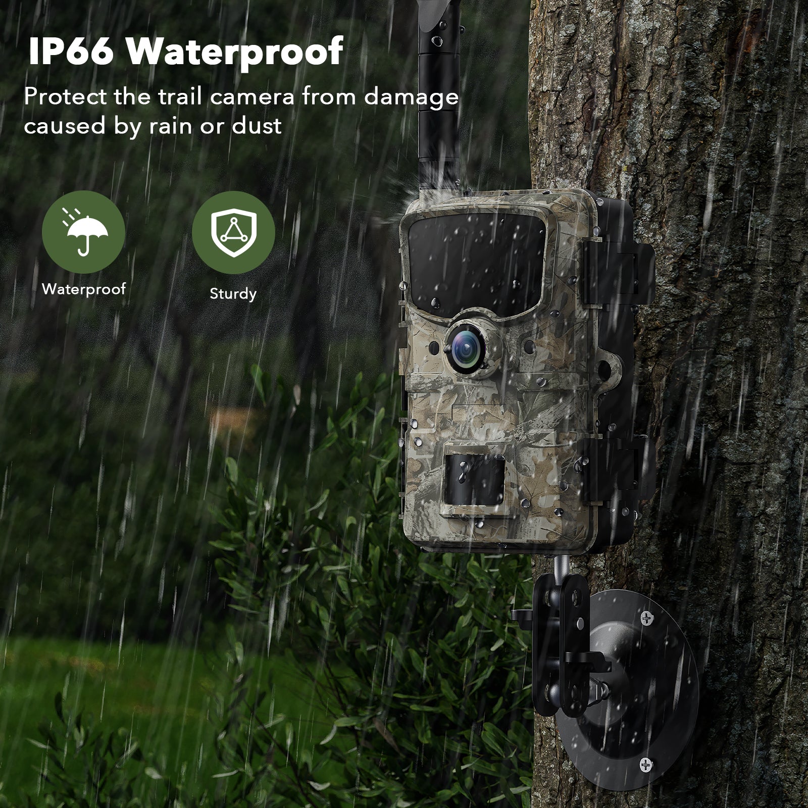  4G LTE Cellular Trail Camera Wireless View Outdoor Game Camera