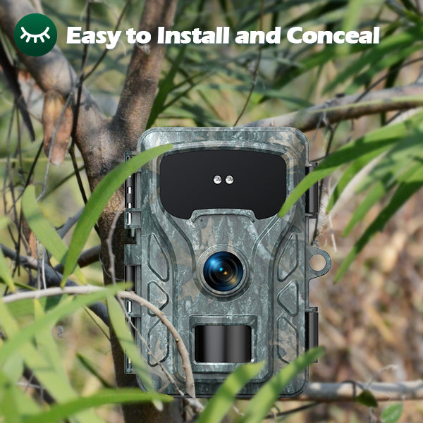 Campark TC30 4K 40MP Trail Camera with LCD screen and Time Lapse for Wildlife Monitor