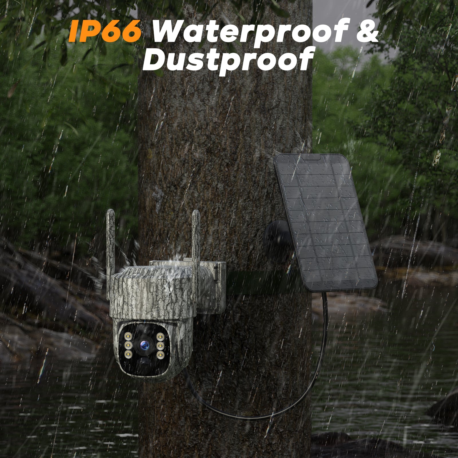 Campark TC32 Cellular Trail Camera with 2.5K Live Streaming, Unlimited Data Game Camera