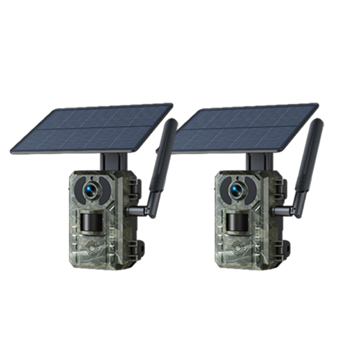 Campark TC25 2K 4G LTE Cellular Trail Camera Solar Power Wildlife Camera with Motion Detection and Instant Notification