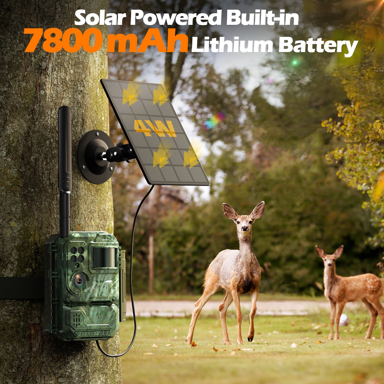 Campark TC35 4G Cellular Live Streaming Trail Camera with Starlight Night Vision
