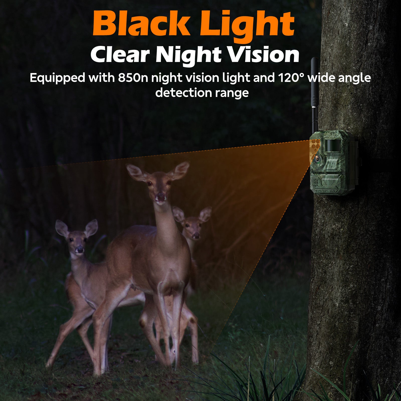 Campark TC35 4G Cellular Live Streaming Trail Camera with Starlight Night Vision