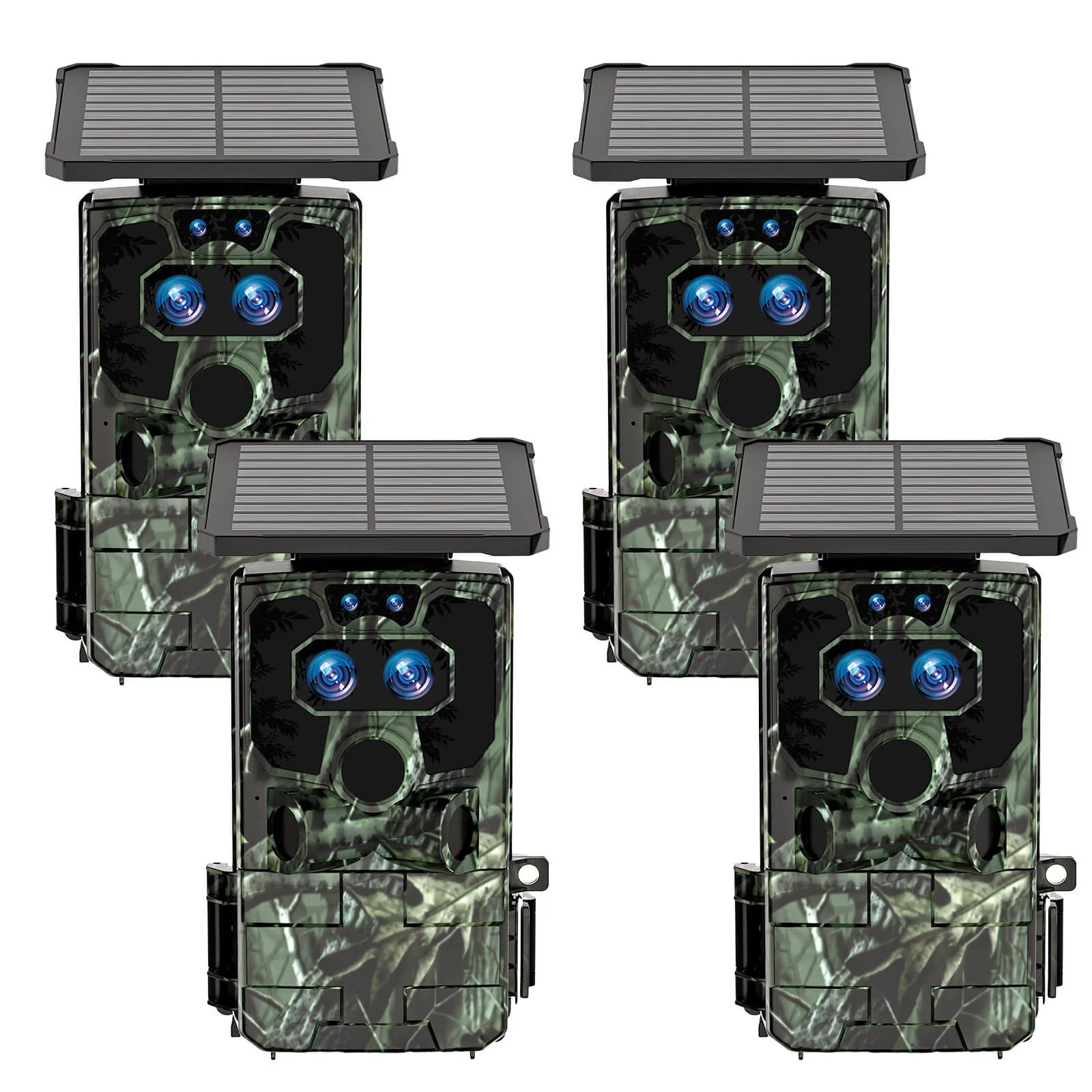 Campark TC37 Solar Trail Camera 4K 60MP Dual Lens WiFi with Night Vision