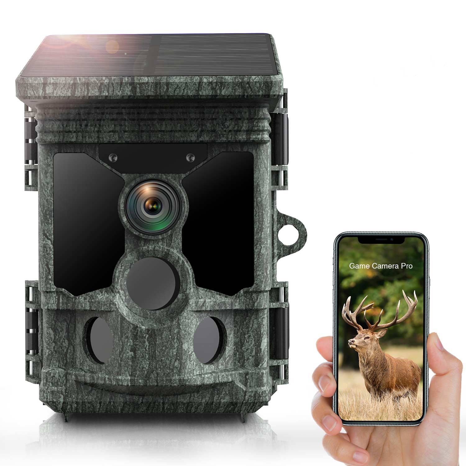 Campark T180 TC08 WiFi Bluetooth Trail Camera, 2025 Upgraded to 112MP+4K