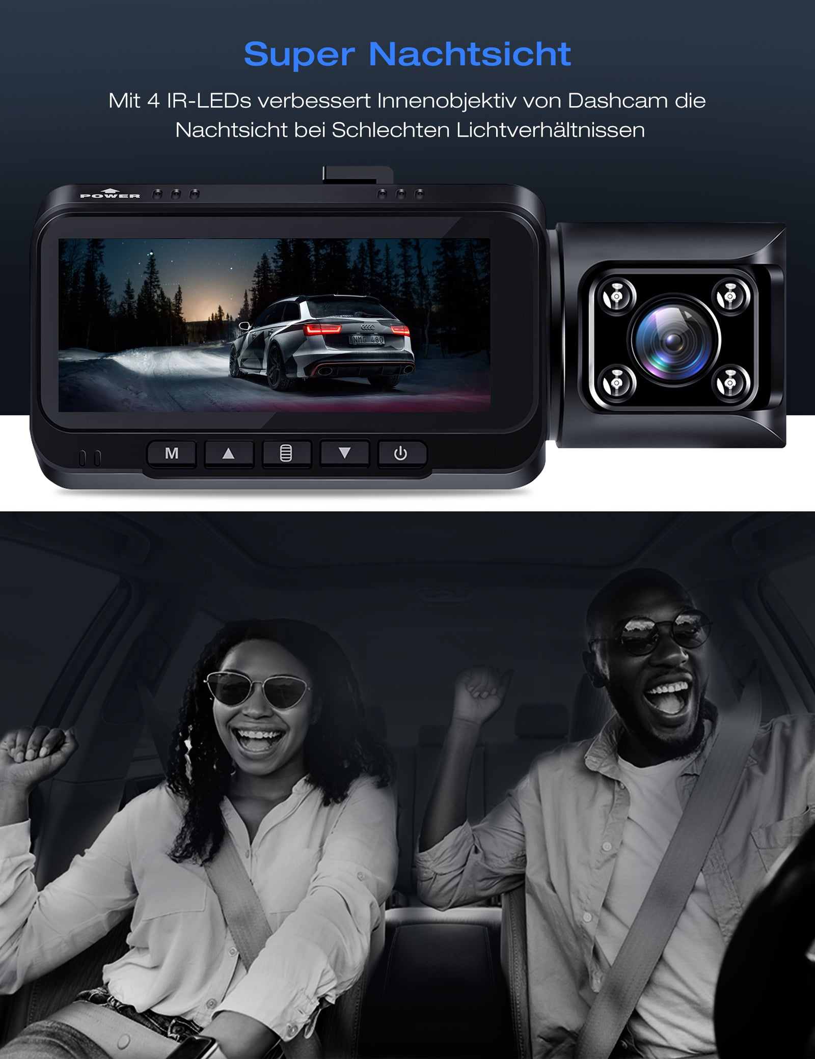 Toguard CE67A Dash Camera With Super Nachtsicht