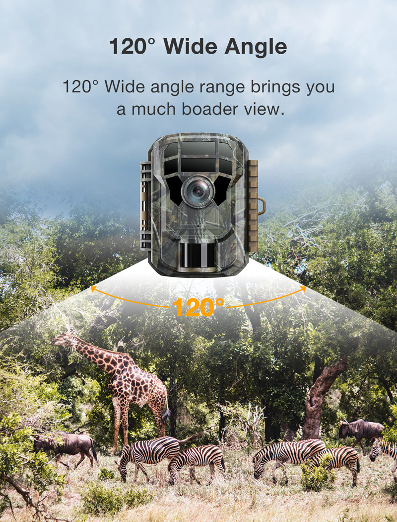 Campark TC12/TC11 Full HD 1080P 24MP Easy-To-Hide Mini Trail Camera