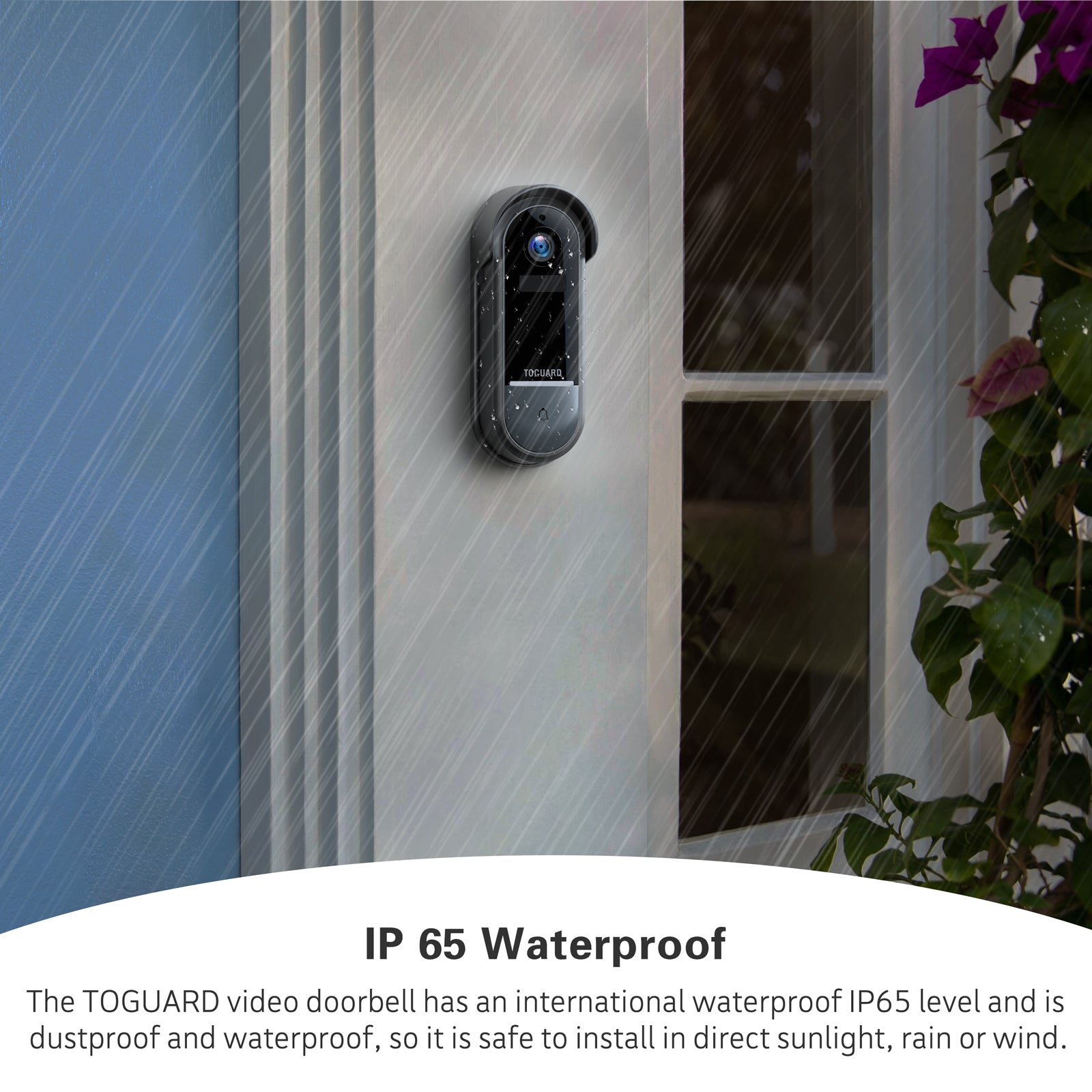 Campark DB30 Video Doorbell Camera1080p WiFi HD Home Security Front Smart Door Bell Camera