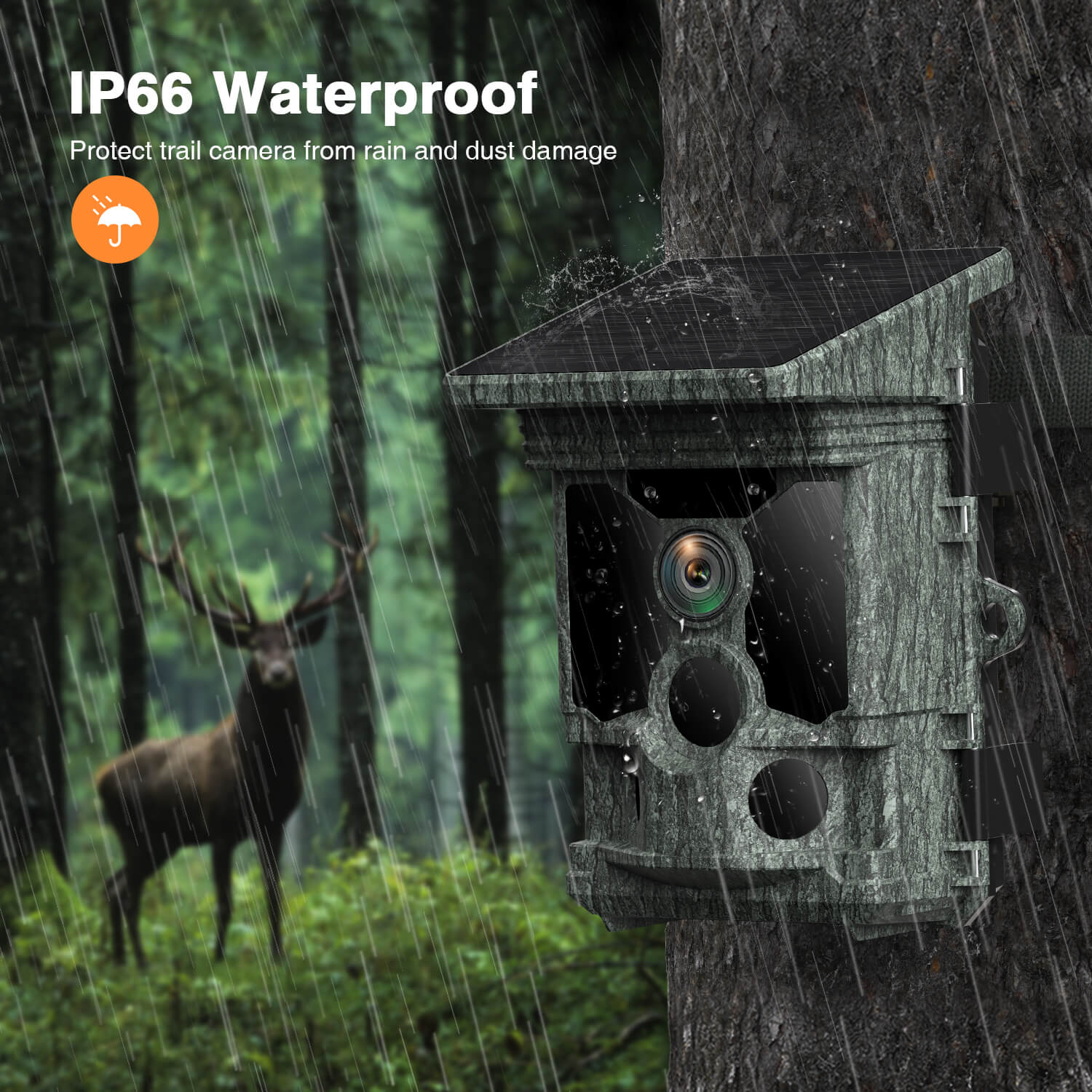Campark T180 TC08 WiFi Bluetooth Trail Camera, 2025 Upgraded to 112MP+4K