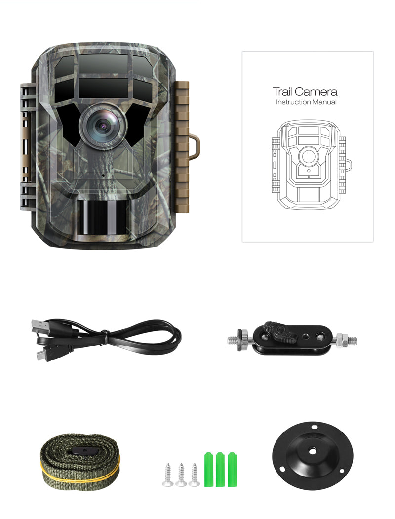Campark TC12/TC11 Full HD 1080P 24MP Easy-To-Hide Mini Trail Camera