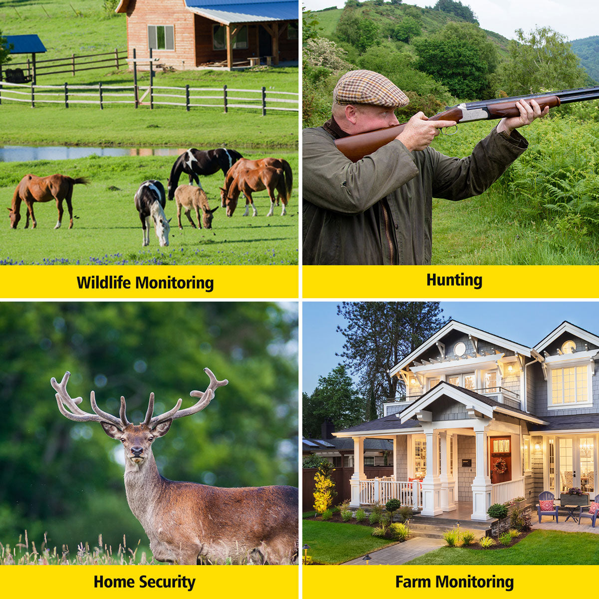Campark TC06 4K 60MP WiFi Dual Lens Trail Camera with Color Night Vision