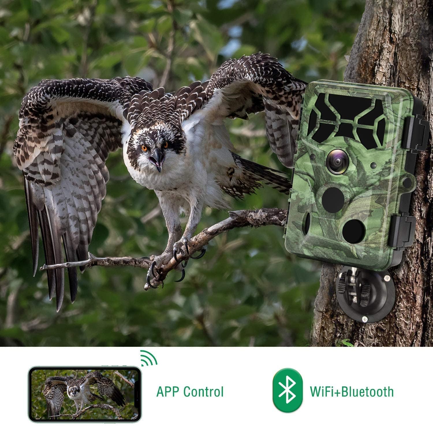 Campark T100 Trail Game Camera witrh Convenient WiFi + APP Control